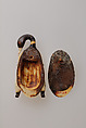 Cosmetic Dish in the Shape of a Trussed Duck, Paint, stain